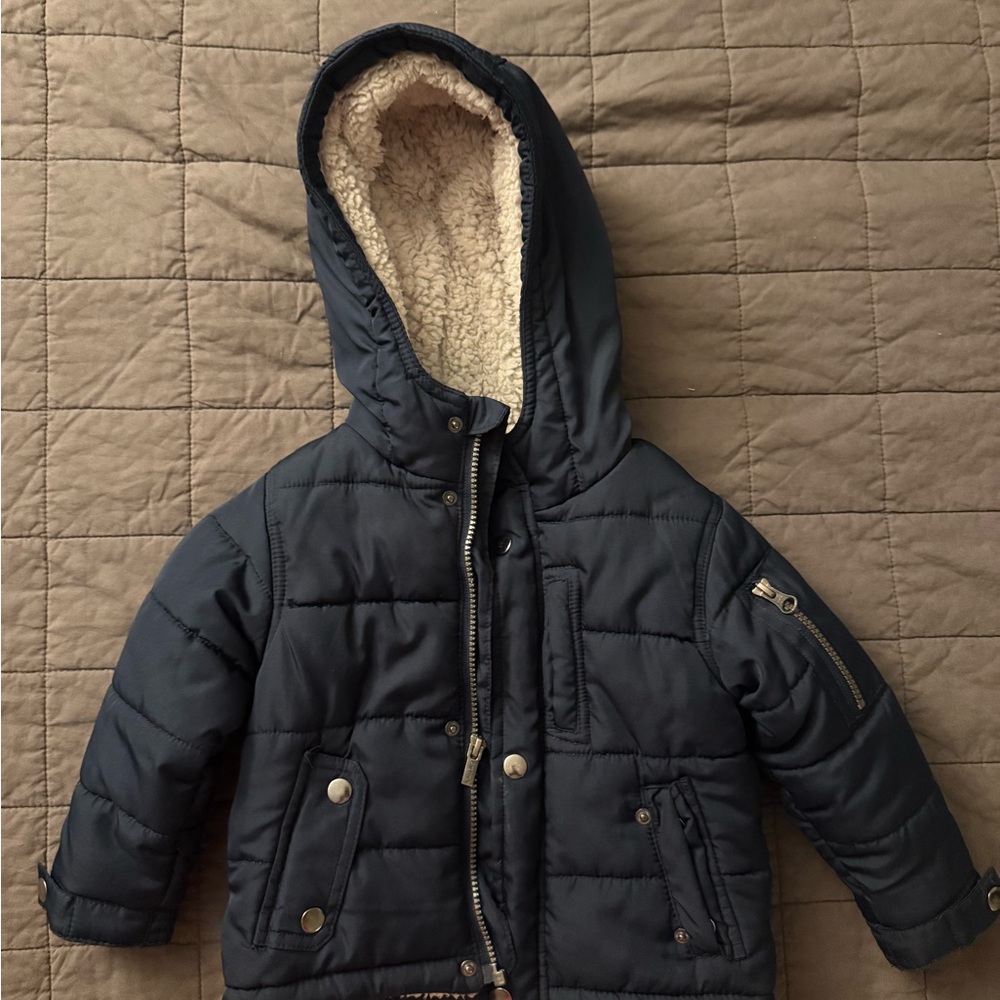 Carter's Dark Blue Hooded Jacket for toddler
